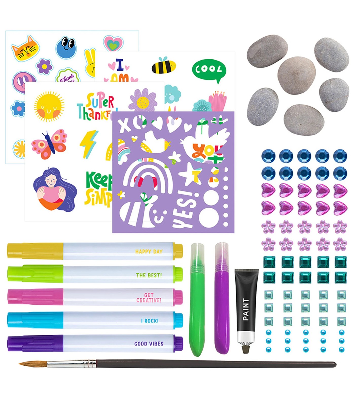 Mindful Me Sensory Rock Painting Kit Target Australia