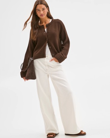 Lily Loves Australian Cotton Blend Knit Cardigan