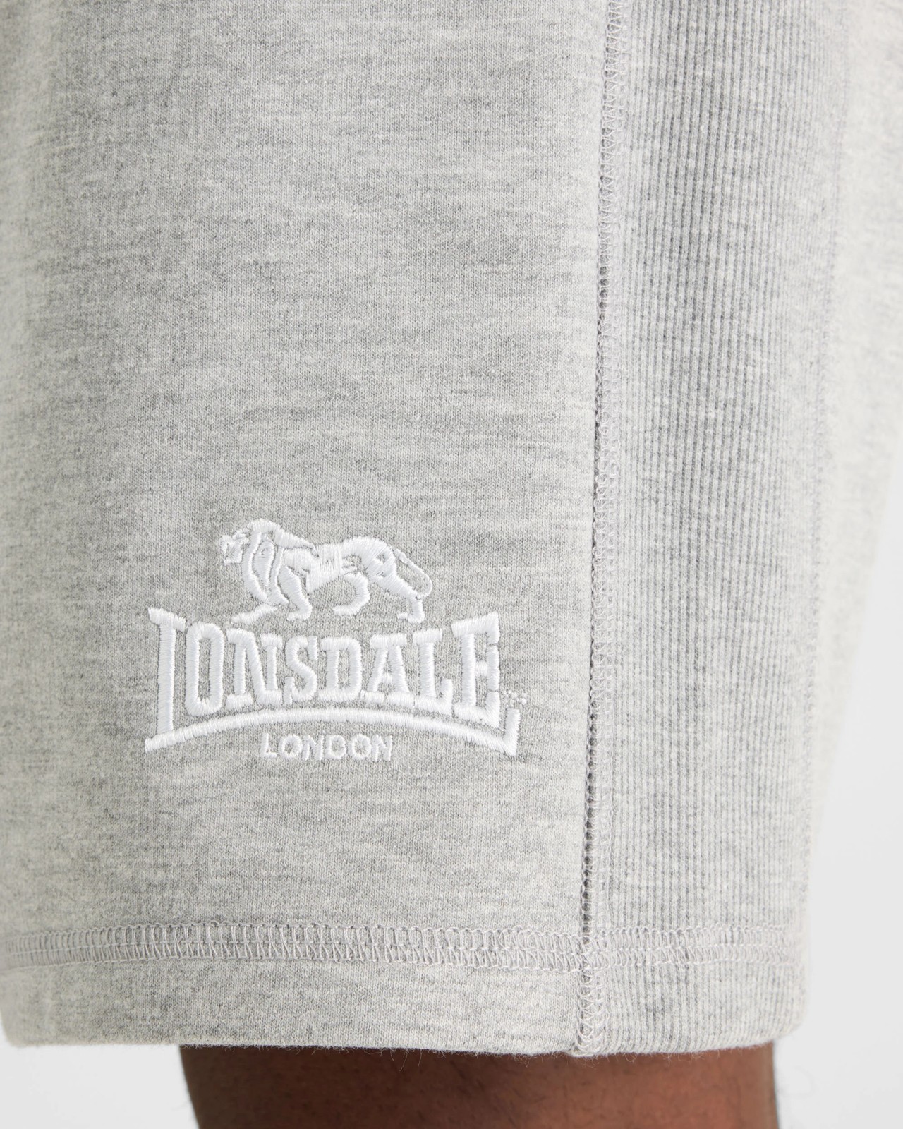 Lonsdale London Original Track Shorts - Grey Marle 3 of 6