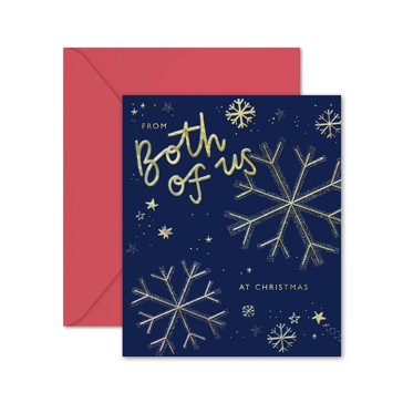 Hallmark Christmas Card - Navy Flake
