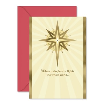 Hallmark Christmas Card - Star