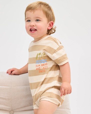 Baby Organic Cotton Slouchy Romper