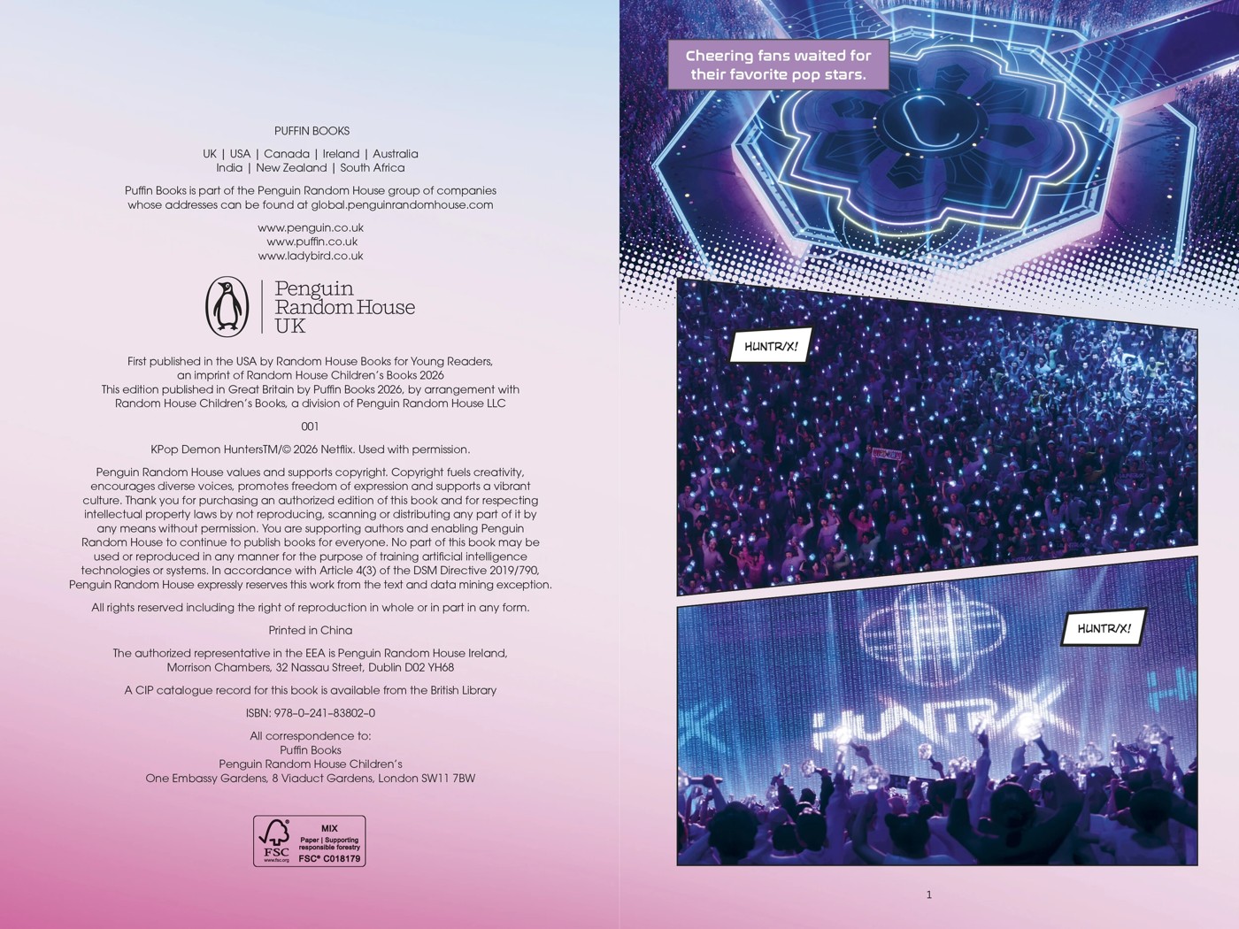 KPop Demon Hunters The Official Movie Graphic Novel - Book 3 of 5