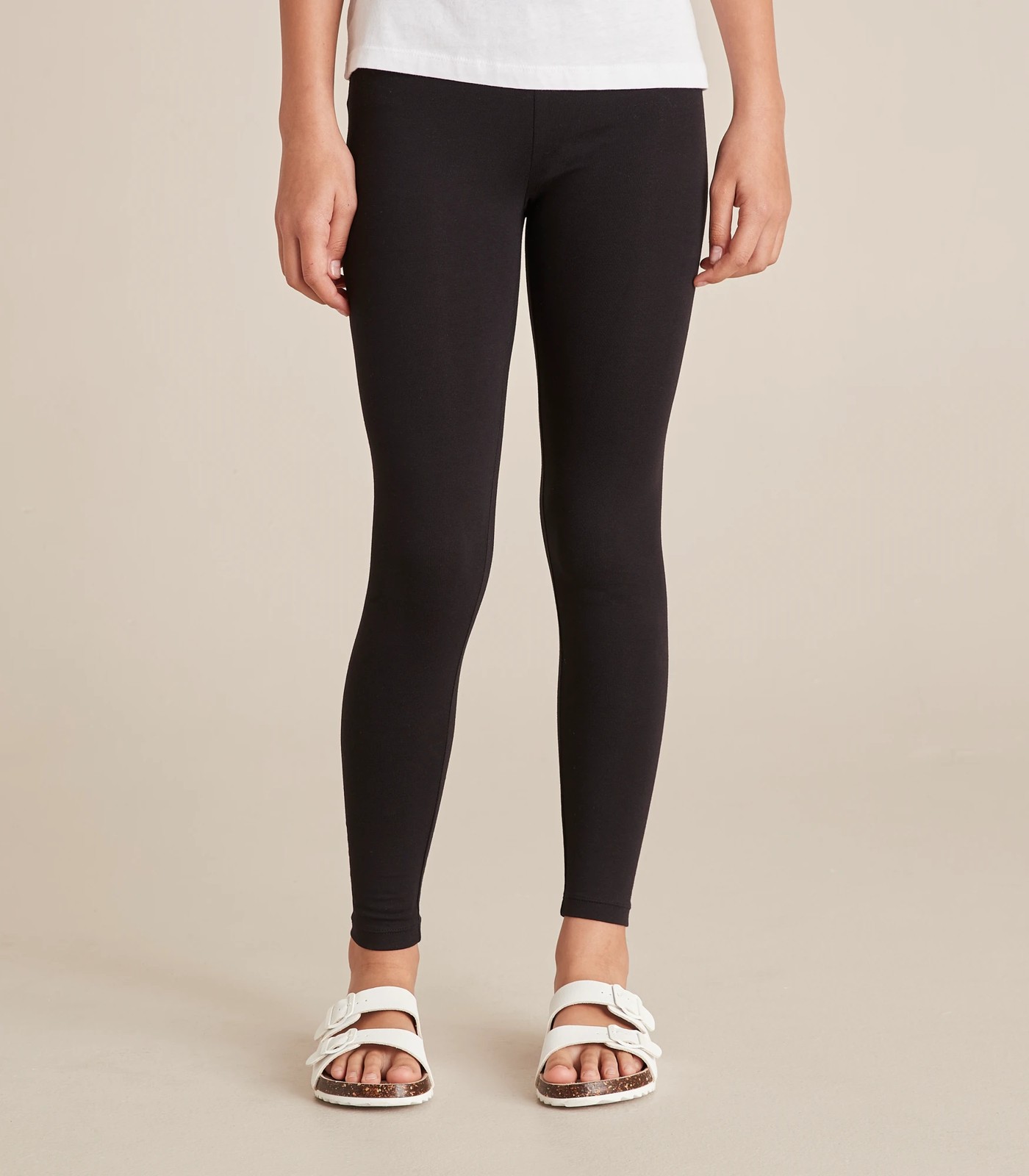 Organic Cotton Essential Legging - Black