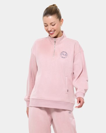 Fila Alba Quarter Zip - Dark Blush
