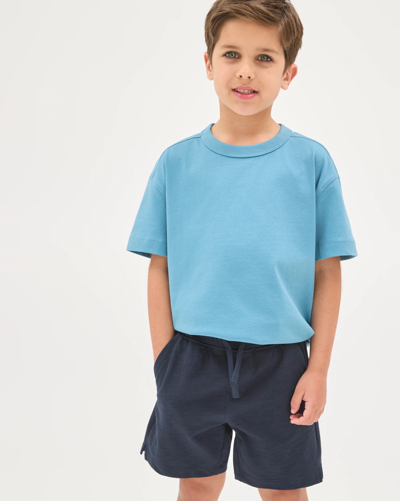 Australian Cotton Sweat Shorts - Navy 3 of 6