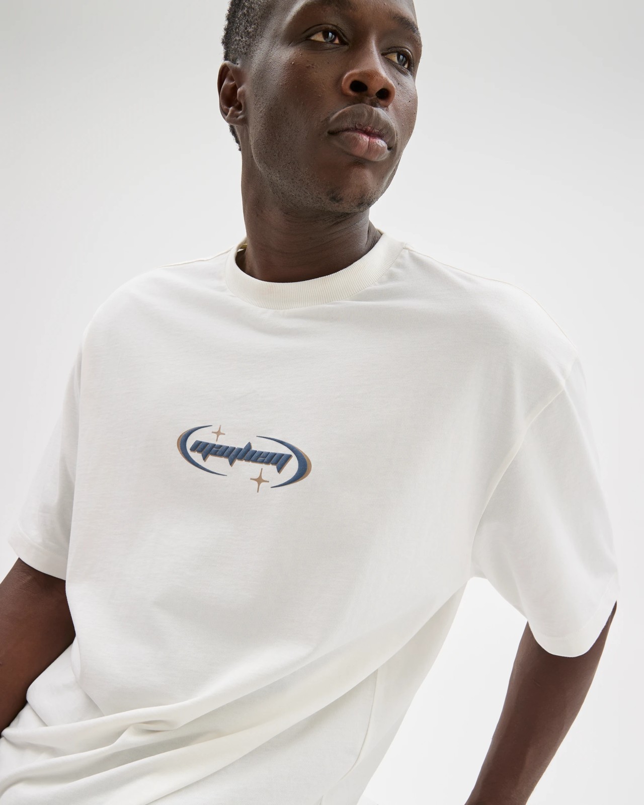 Commons Australian Cotton Boxy Fit Graphic T-Shirt - Mayhem 6 of 6