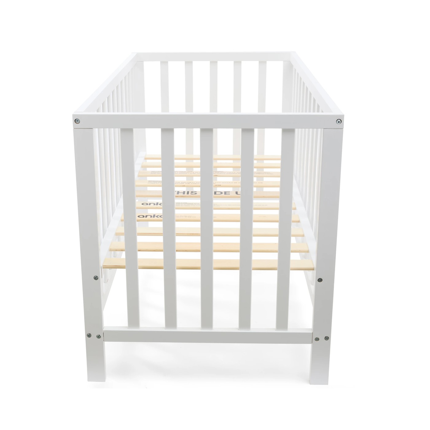 Anko White Wooden Cot 5 of 5
