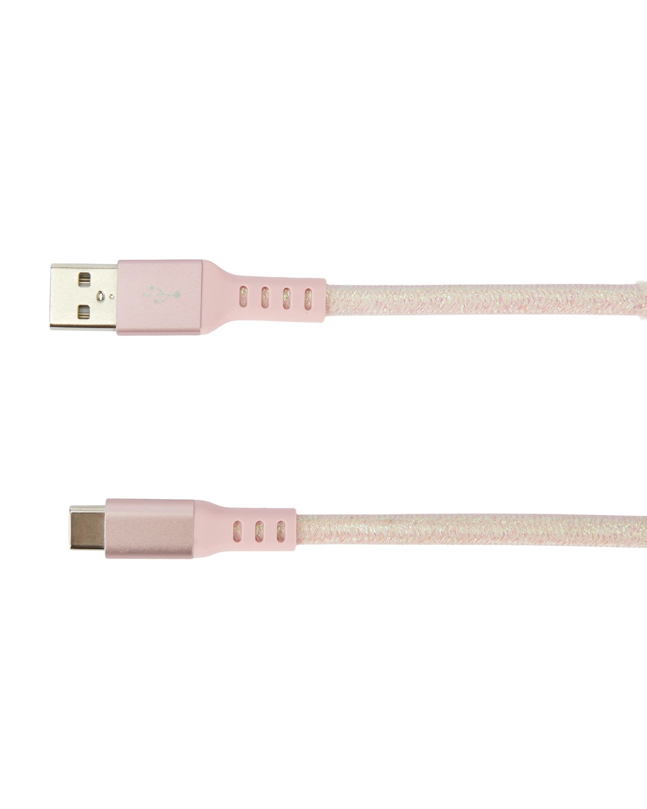 Anko USB-A to USB-C Cable - 2m - Pink 2 of 4