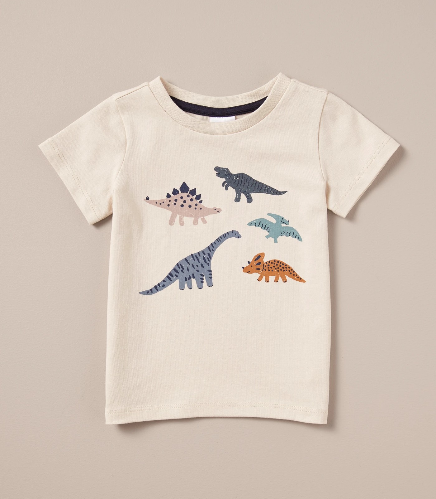 Baby Organic Cotton Placement T-shirt - Dinosaurs 2 of 6