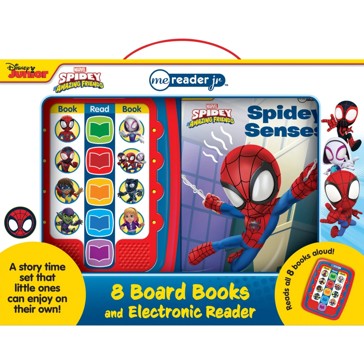 8 Pack Disney Junior Marvel Spidey and His Amazing Friends Board Books and Electronic Reader