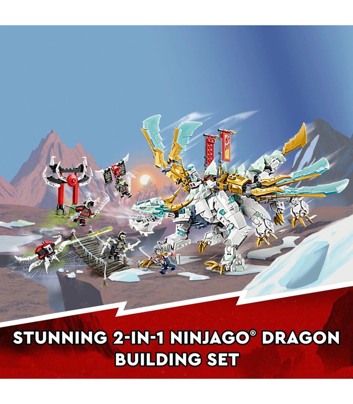 Lego Ninjago Zane Ice Dragon Creature Building Toy 71786 : Target
