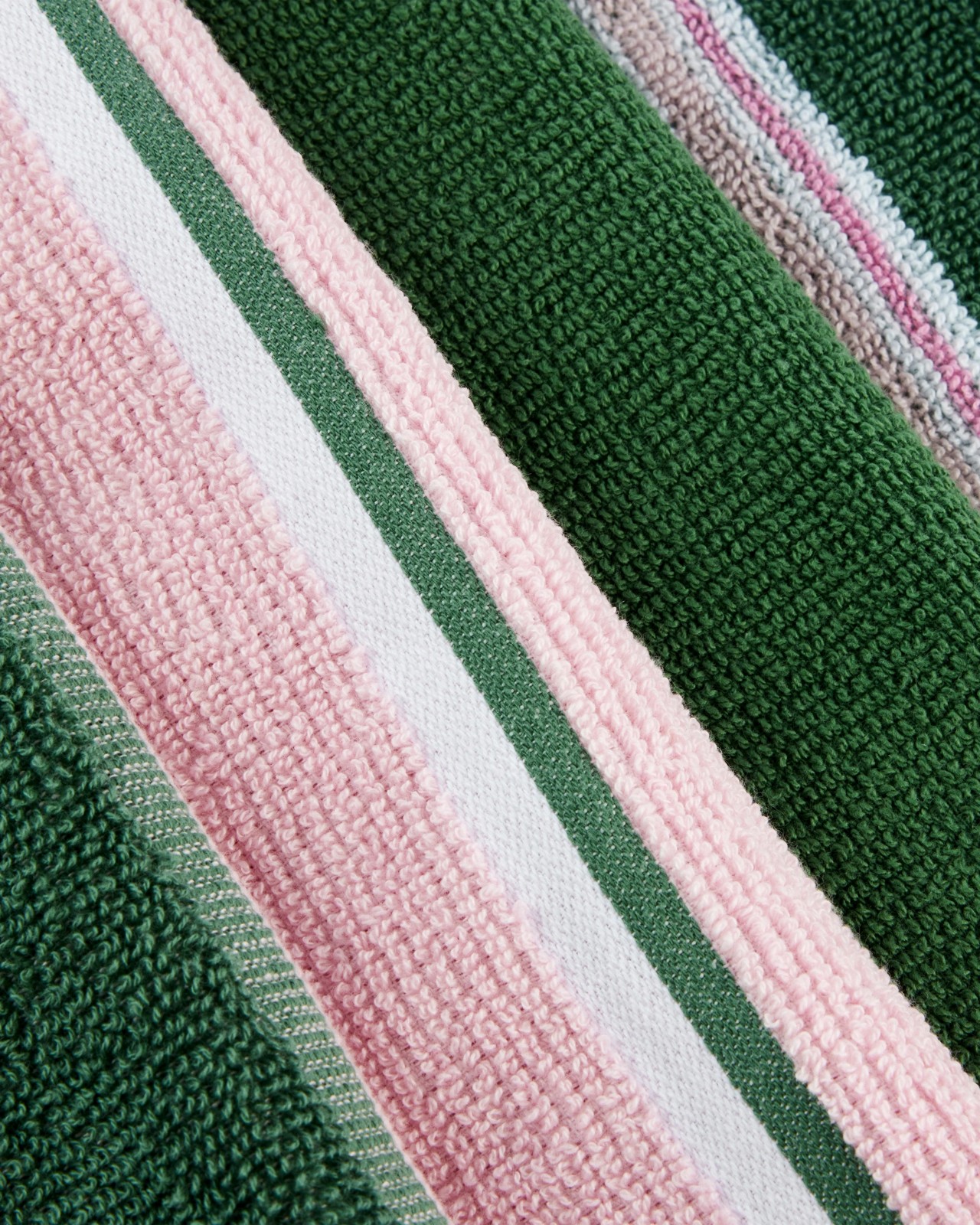 Anko 4 Pack Pink Stripe Terry Tea Towels 2 of 5