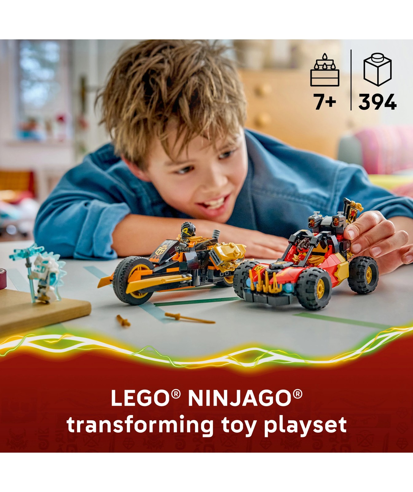 LEGO® NINJAGO Kai and Cole's Combiner Vehicles 71864 2 of 6