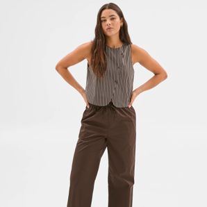 Australian Cotton Asymmetrical Vest - Lily Loves