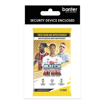 Topps Match Attax UEFA Champions League 2024/2025 Edition Trading Cards - Booster Pack - Assorted*