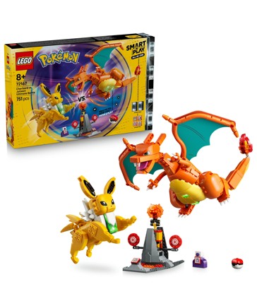 Pre-Order LEGO® Pokemon SMART Play: Charizard vs. Jolteon Ultimate Battle 72167