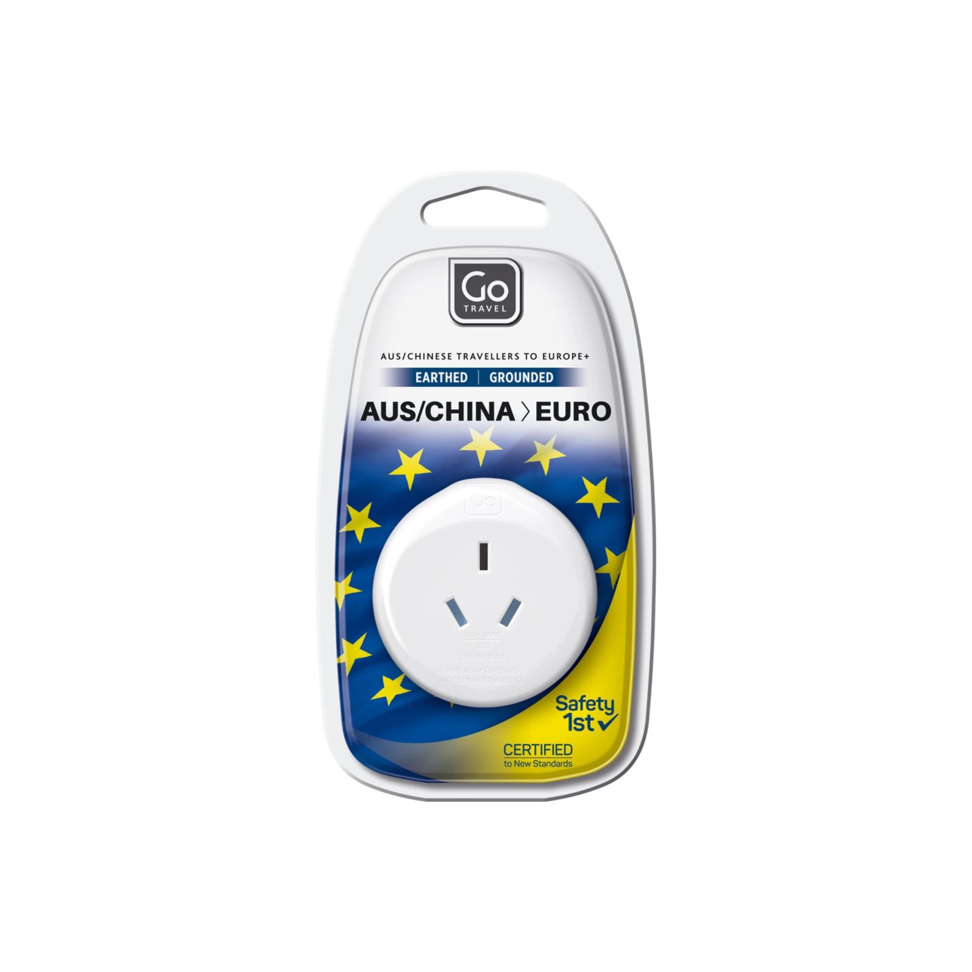 Go Travel USB UK to EU Travel Adaptor