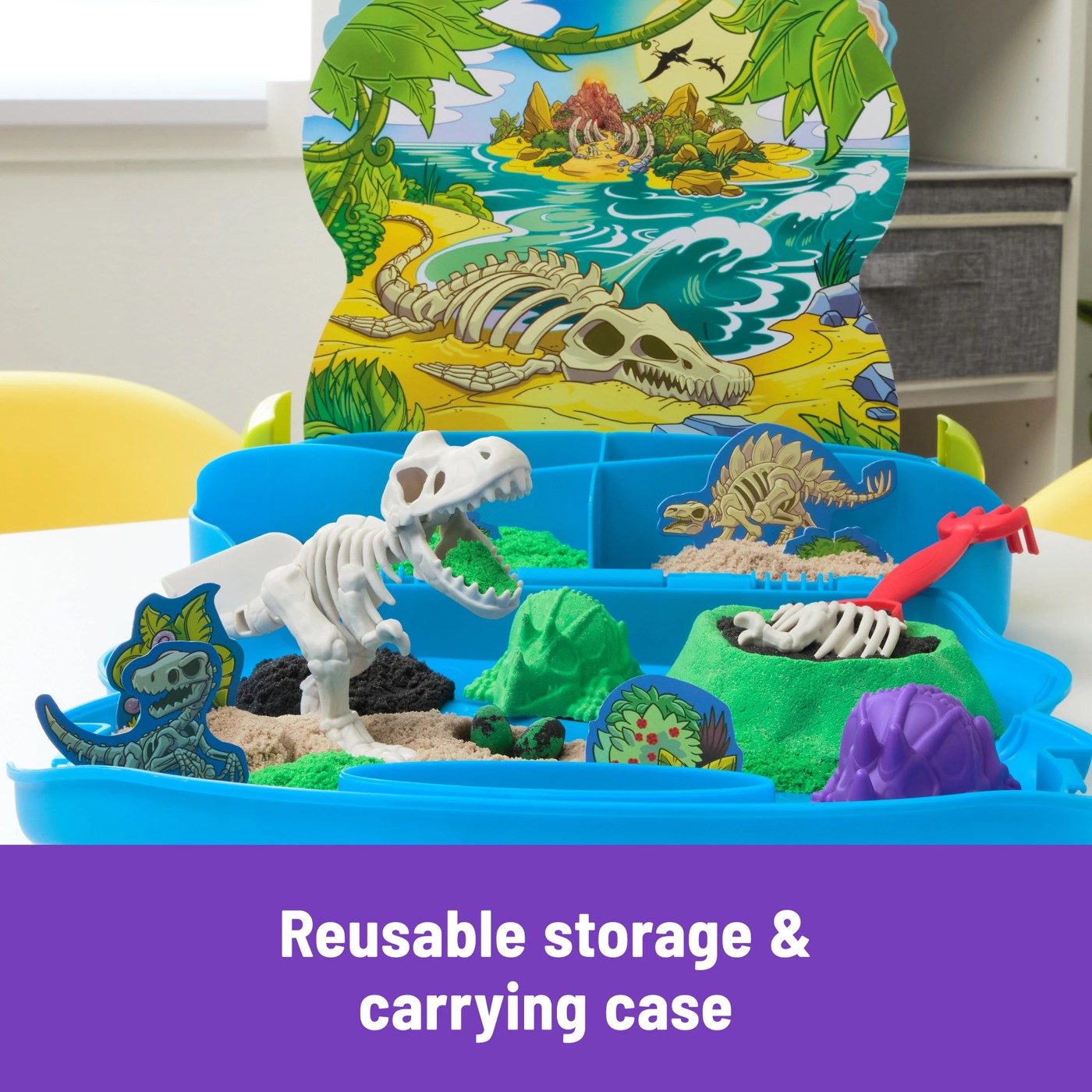 Kinetic Sand Dino Fossil Dig Case 5 of 6