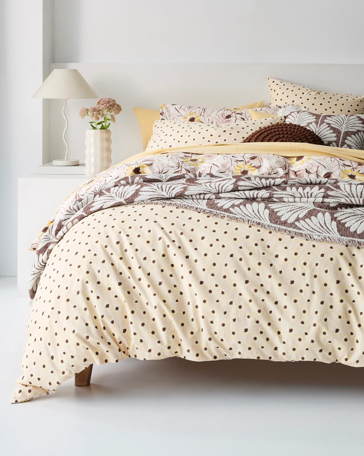 Maxie Sunflower Australian Cotton Quilt Cover Set 2 of 5
