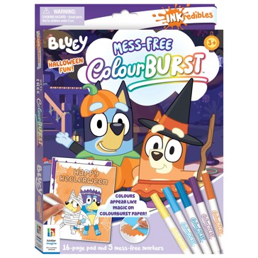 INKredibles Bluey Mess-Free ColourBurst Activity Kit - Book