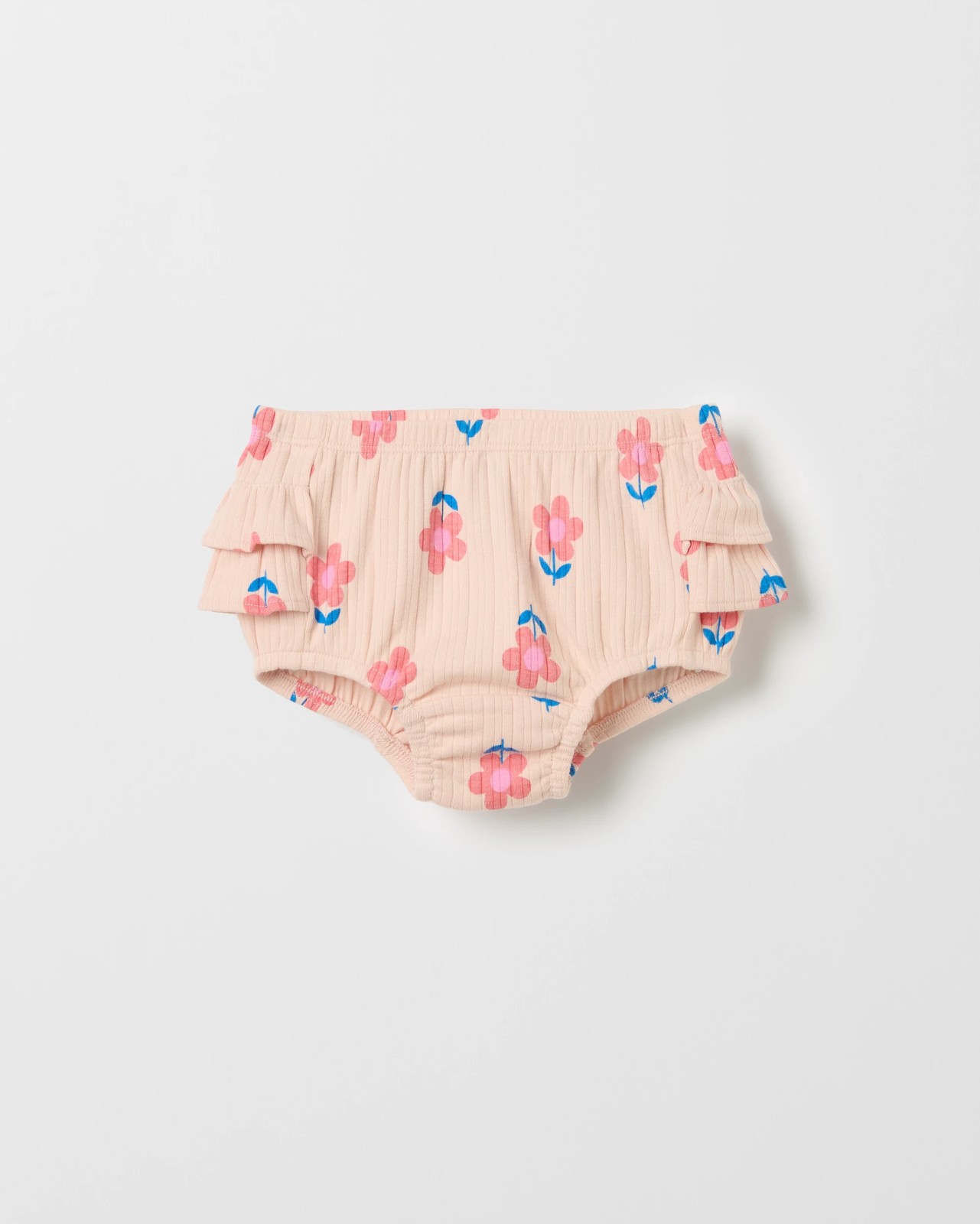 Baby Organic Cotton 2 Pack Frill Nappy Cover 2 of 4