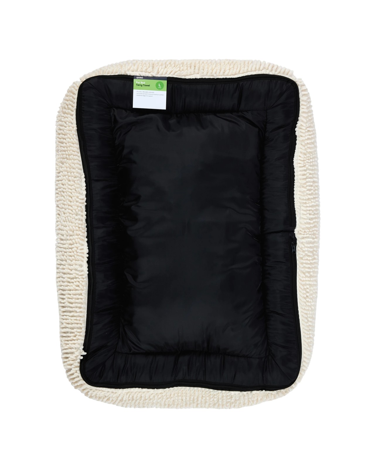 Anko Pet Bed Terry Towel- Large 5 of 5