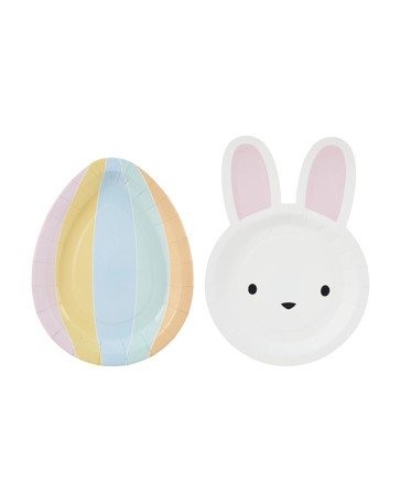 Anko 10 Pack Easter Paper Plates, Assorted