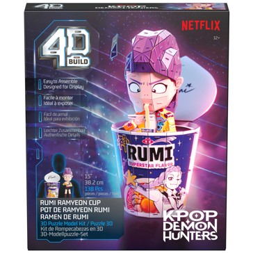 KPop Demon Hunters 4D Build Rumi Ramen Cup