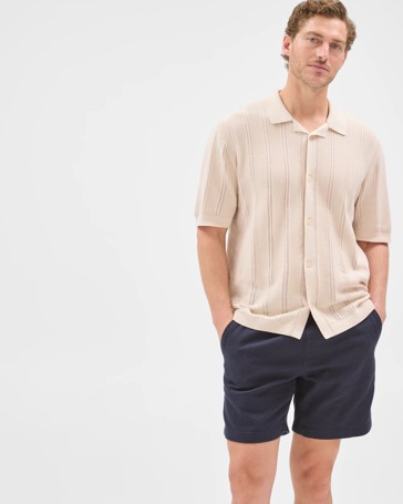 Australian Cotton Textured Shorts