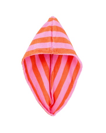 OXX Bodycare Hair Drying Turban - Pink and Orange