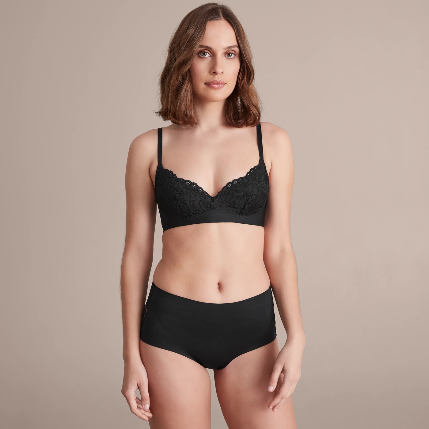 Preview Bonded Wirefree Lace Bra; Style: LBR28081 6 of 6