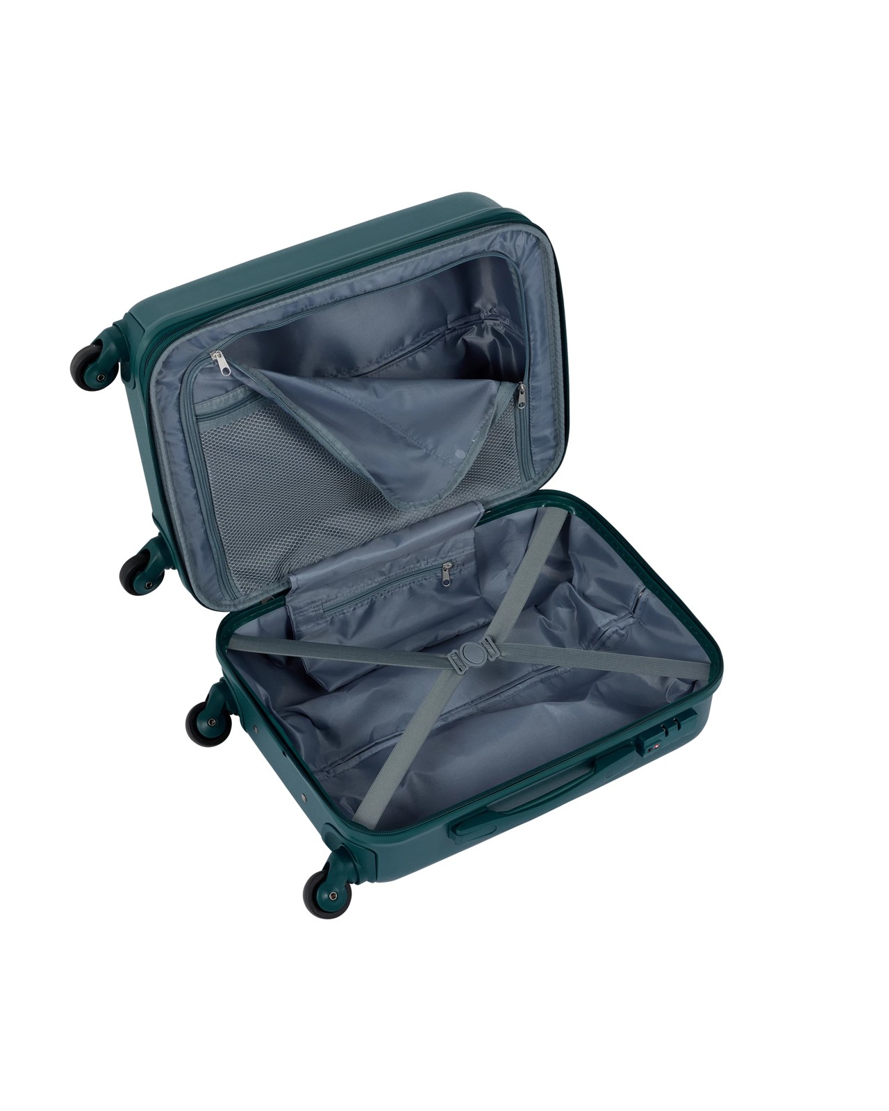 Anko 47cm Albany Hard Case 4 Wheels - Green 3 of 6