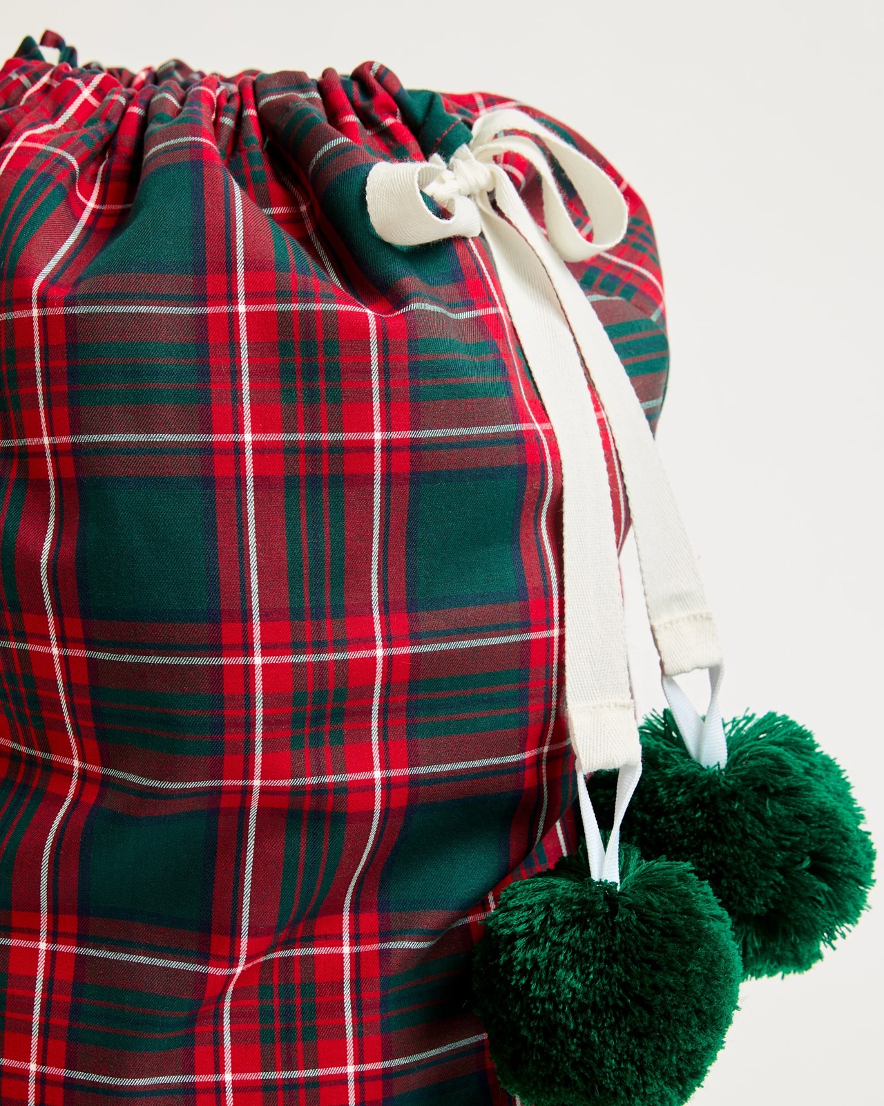 Christmas Family Matching Tartan Santa Sack 2 of 3