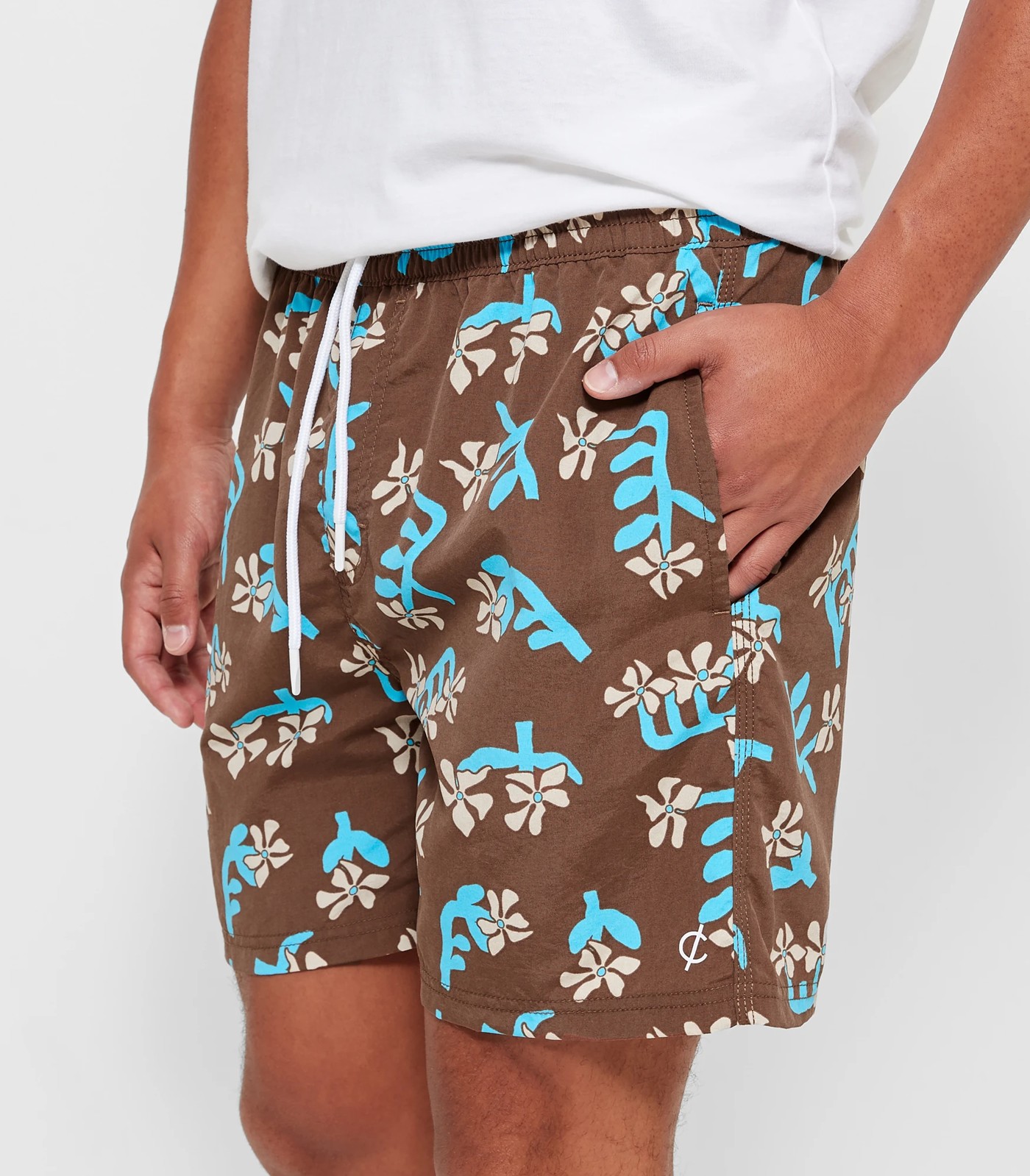 Commons Printed Volley Shorts Target Australia