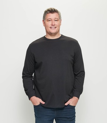 Man Plus Australian Cotton Long Sleeve T-Shirt