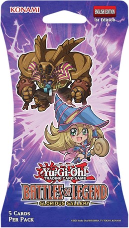 Yu-Gi-Oh! TCG: Battles of Legends: Glorious Gallery 5 Card Blister