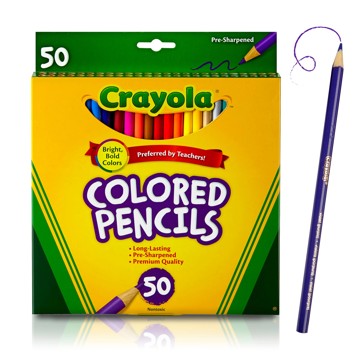 Crayola Colour Pencils 50 Pack