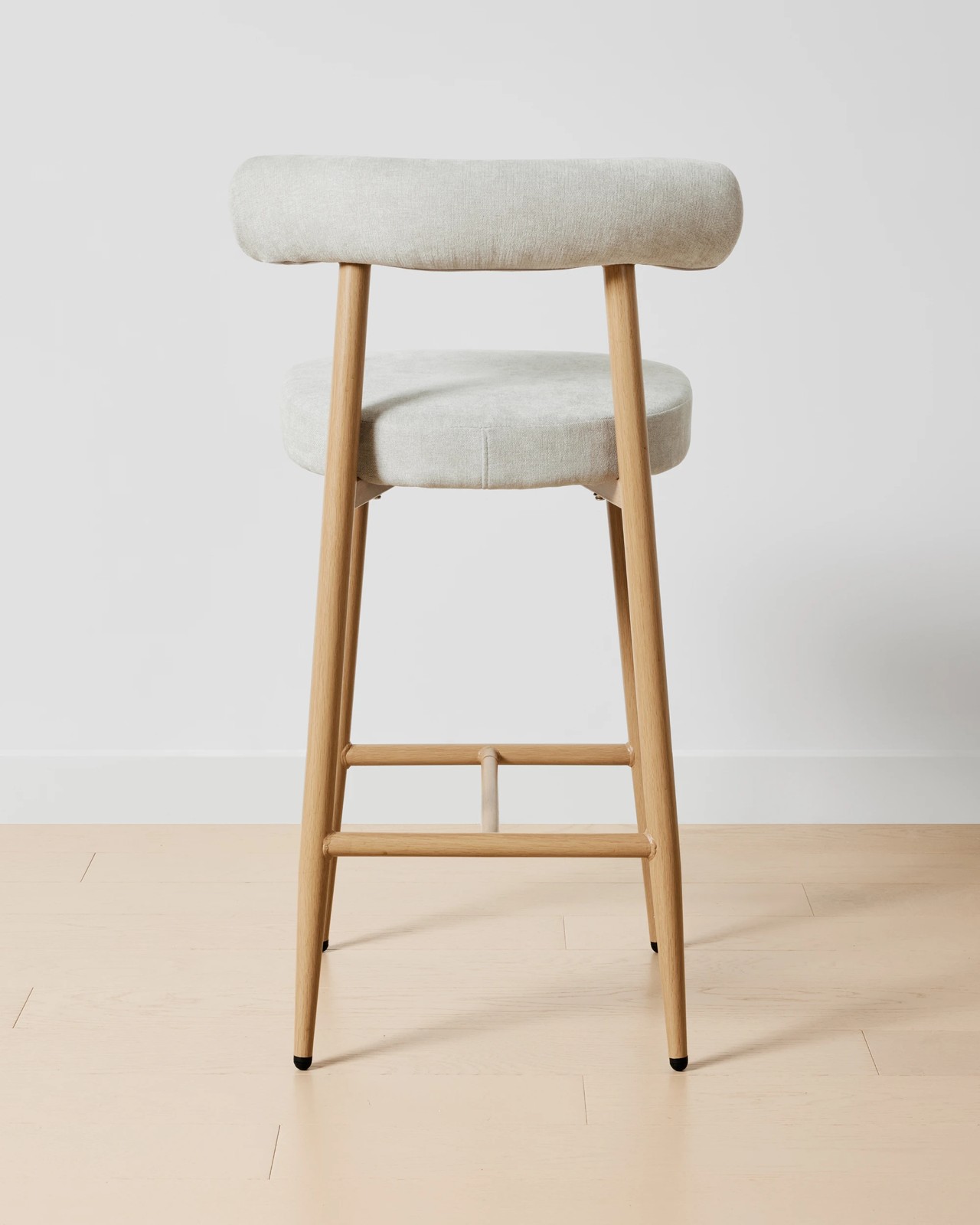 Anko Henry Upholstered Bar Stool - Grey 4 of 5