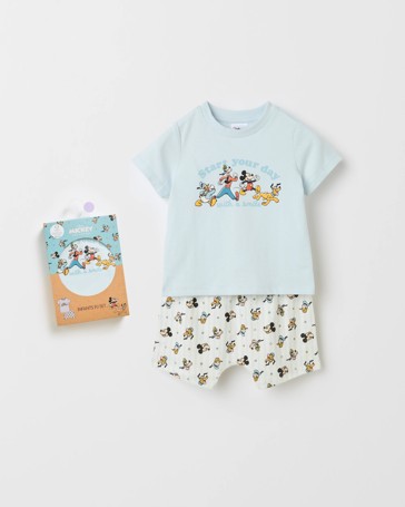 Licensed Disney Mickey Mouse Australian Cotton Baby Pyjama Set