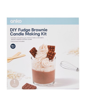 Anko DIY Fudge Brownie Candle Making Kit
