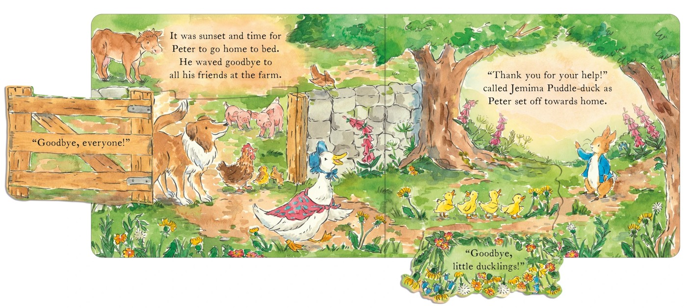 The World Of Peter Rabbit: Jemima Puddle - Duck's Farmyard Muddle by Beatrix Potter - Book 5 of 5