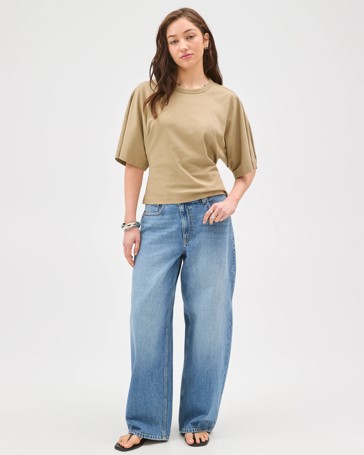 Lily Loves Australian Cotton Tie Detail T-Shirt