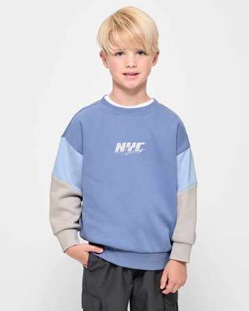 Spliced Fleece Jumper