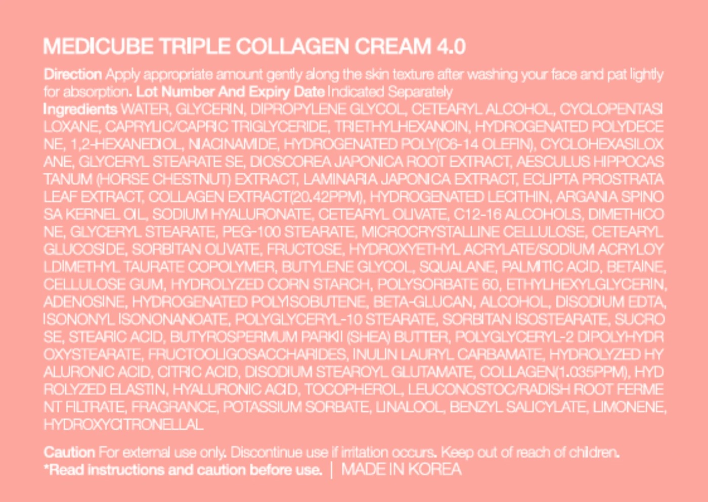 Medicube Triple Collagen Cream 50ml - Collagen, Niacinamide and Hydrolyzed Elastin 2 of 3