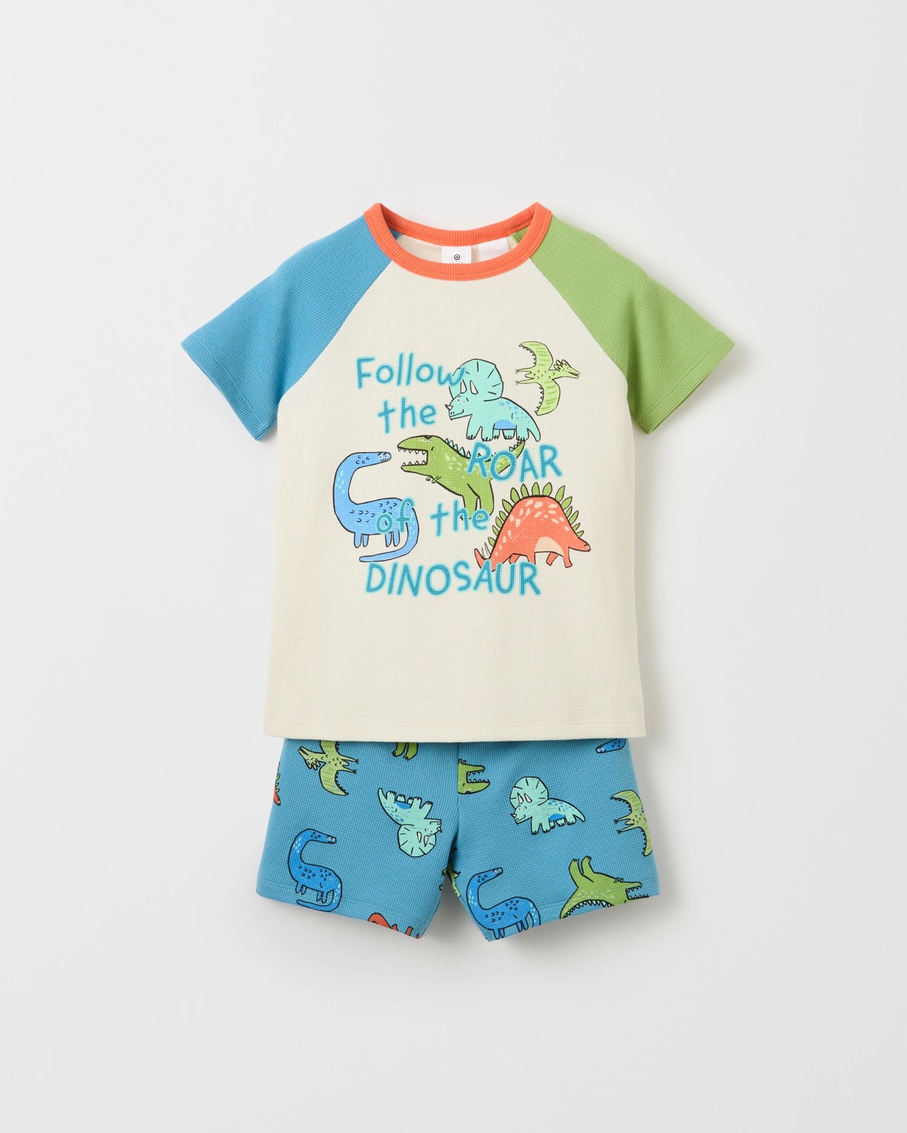 Australian Cotton Younger Boys Waffle Knit Pyjama Set 5 of 5