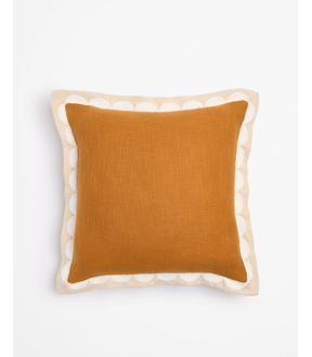 Sylvie Scallop Embroidered Cushion