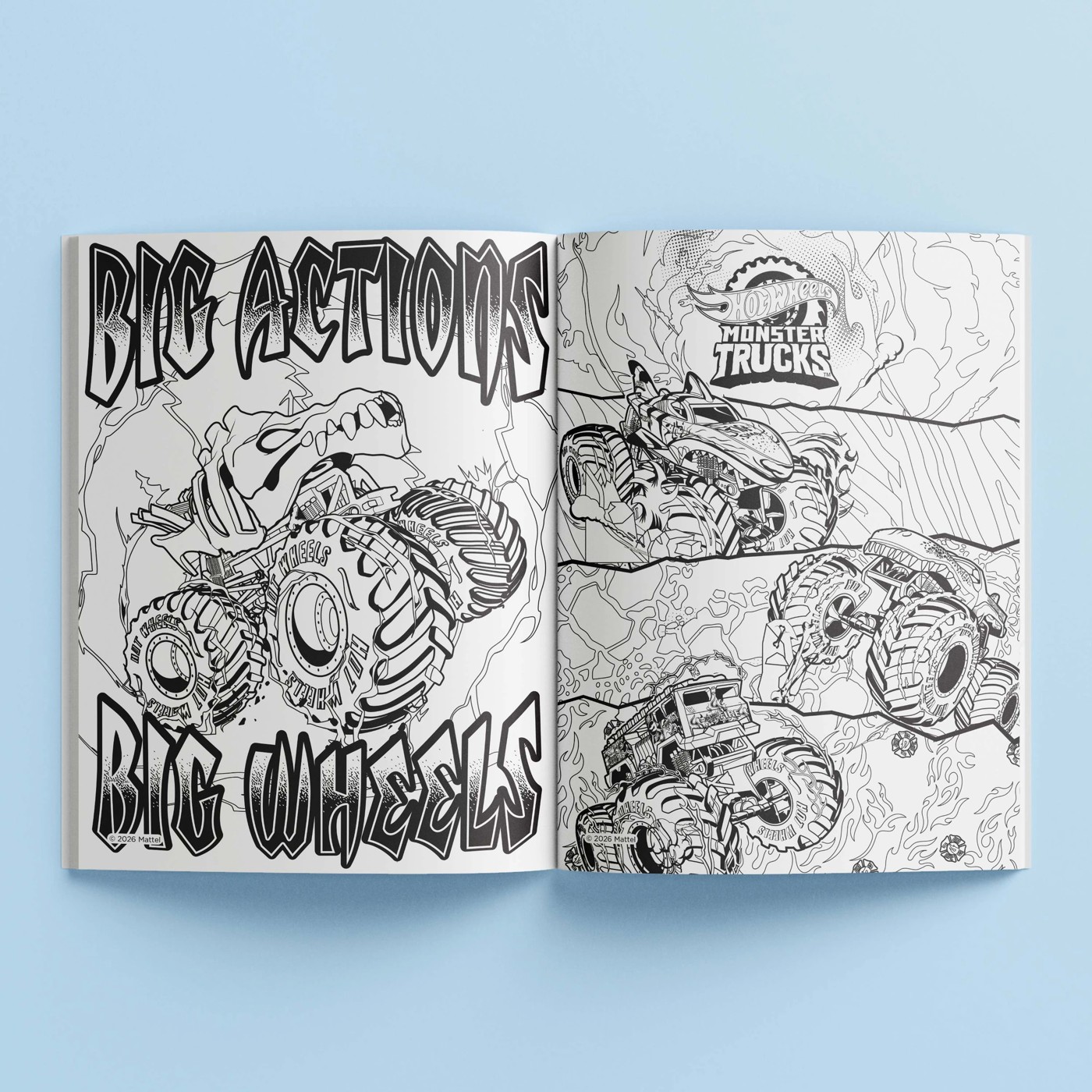 Kaleidoscope: Hot Wheels Monster Trucks Colouring and Activity Kit - Book 5 of 5