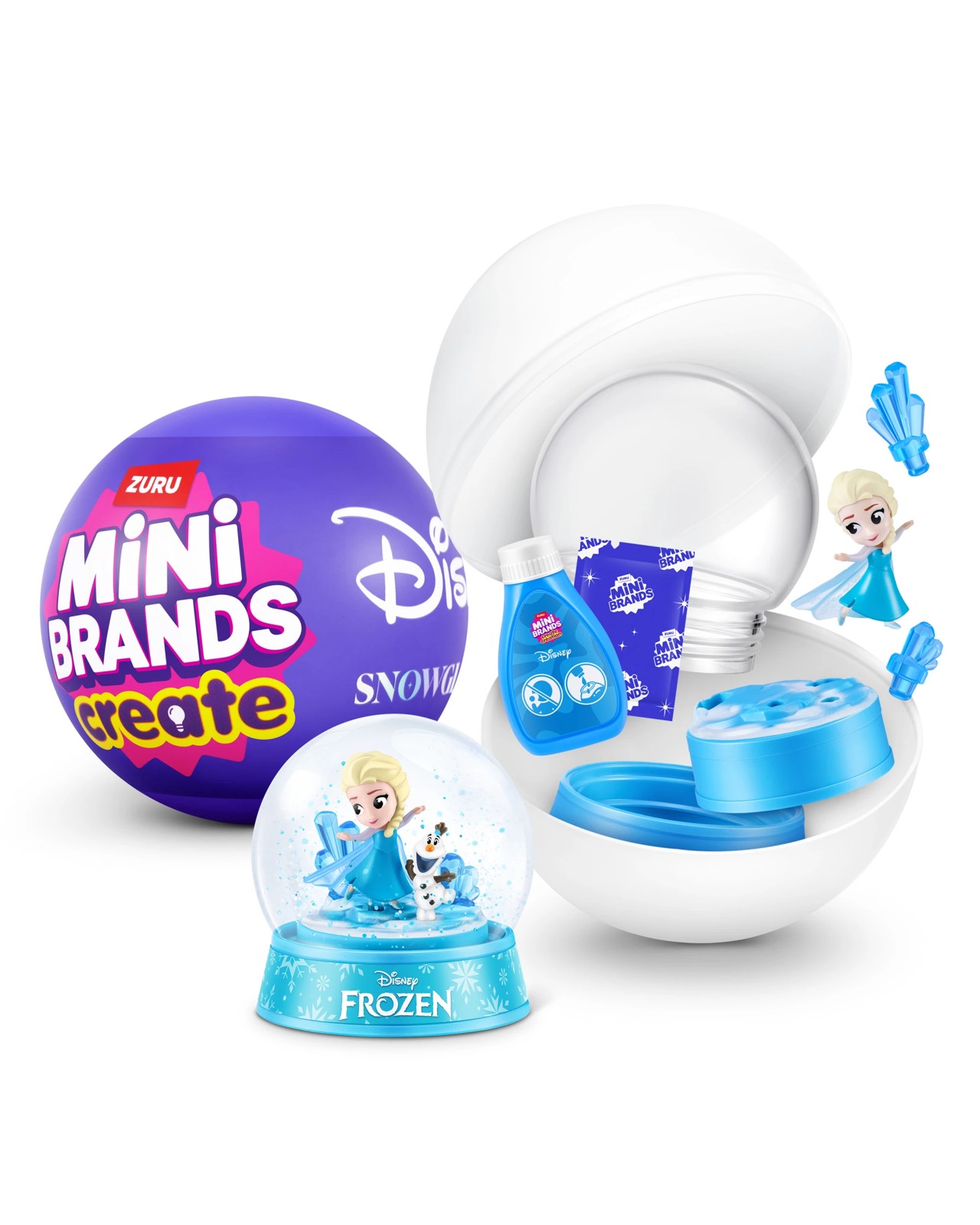ZURU Mini Brands Create Disney Snow Globe Series 1 Capsule - Assorted 3 of 5