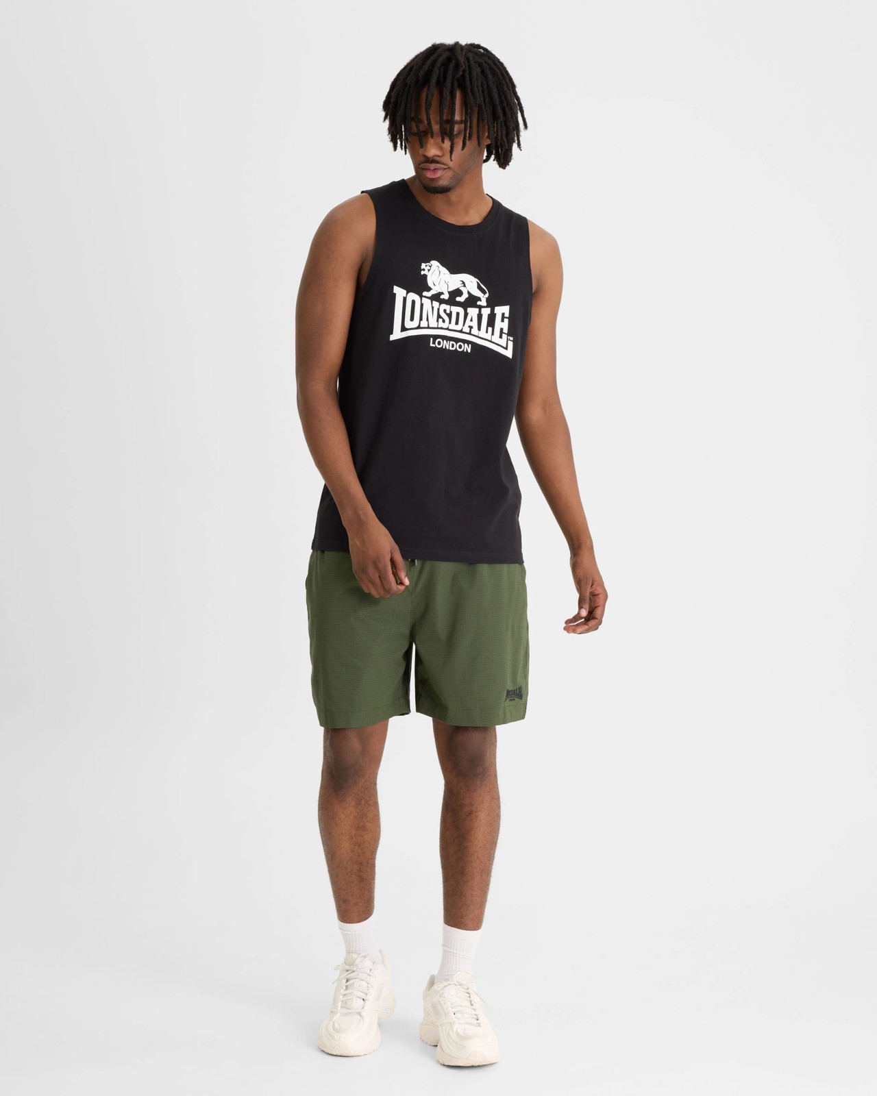 Lonsdale London Club Shorts - Olive 5 of 6